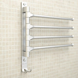European Space Aluminium Towel Rack 4/3/2