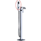 Luxury Bath Tub Sink Faucet Floor Mounted Chrome