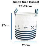 Waterproof Foldable Fabric Laundry Basket