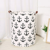 Cotton linen Laundry Basket