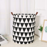 Cotton linen Laundry Basket