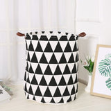 Cotton linen Laundry Basket