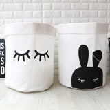 Nordic Fabric Laundry Basket Dirty Clothes Storage Organizer
