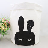 Nordic Fabric Laundry Basket Dirty Clothes Storage Organizer