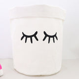 Nordic Fabric Laundry Basket Dirty Clothes Storage Organizer