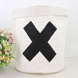 Nordic Fabric Laundry Basket Dirty Clothes Storage Organizer
