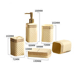 European Ceramic Bathroom Five-piece Bathroom Supplies