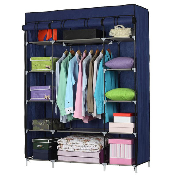 Non-woven wardrobe fold Portable Storage furniture Cabinet bedroom