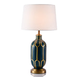 Europe ceramic lights lamps bedroom bedside decoration lamp